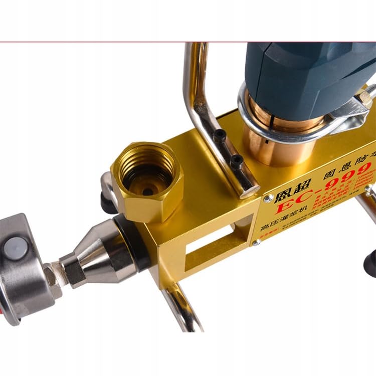 Rosfix Pompa Iniezione Alta Pressione PI-PUMP 9999 – 910W, 15000 PSI, 0–1 L/min | Per Resine PU/Epossidiche | Sigillatura Crepe Cemento | Pompa Iniezione Professionale