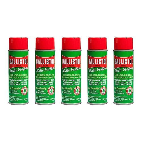 Ballistol Multi-Purpose Oil, Aerosol Spray, 6 Oz, 5 Pack #TOP15