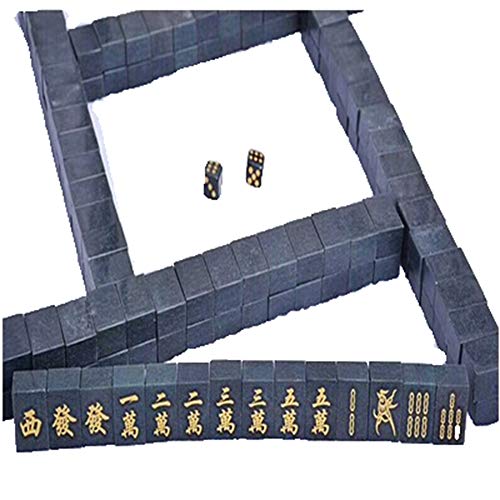 Jade Handicraft Natural Hetian Jade Jade Mahjong