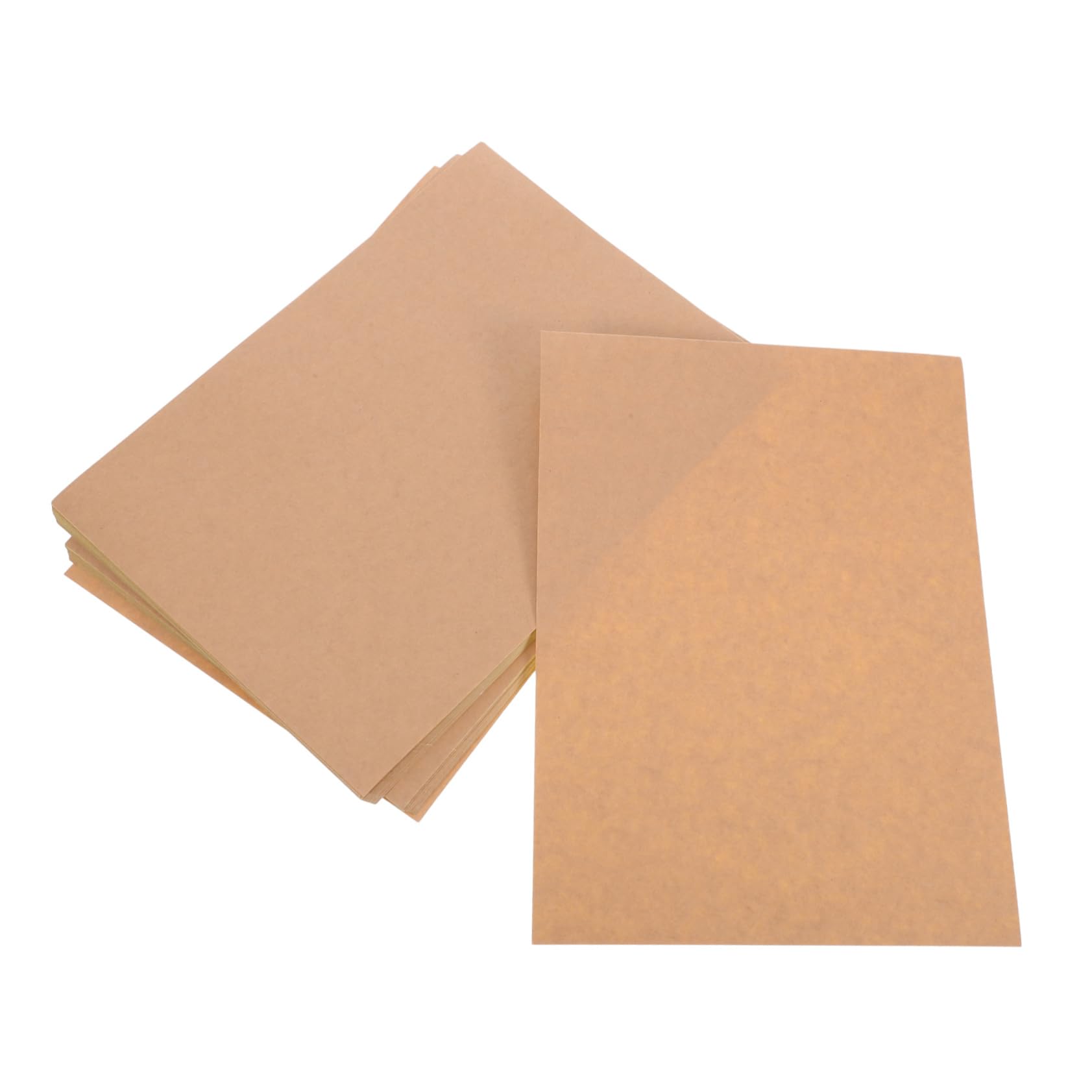 Operitacx 50fogli Etichette Adesive in Carta Kraft Per Stampante Formato Stampabili e Scrivibili Autoadesive Per Organizzazione e Artigianato
