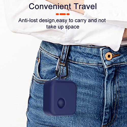 Image of LIRAMARK Shockproof Protective Silicone 360 Cover Case with Buckle Designed for Nothing Ear 1 (Midnight Blue)