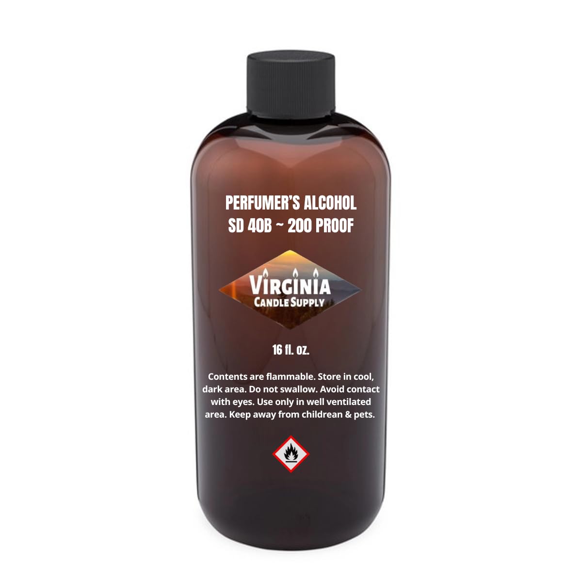 Perfumer’s Alcohol (16 oz Bottle) - SDA 40B - 200 Proof - For Making Custom Creations, Such As: Perfume, Eau de Parfum, Eau de Toilette, Cologne, Eau