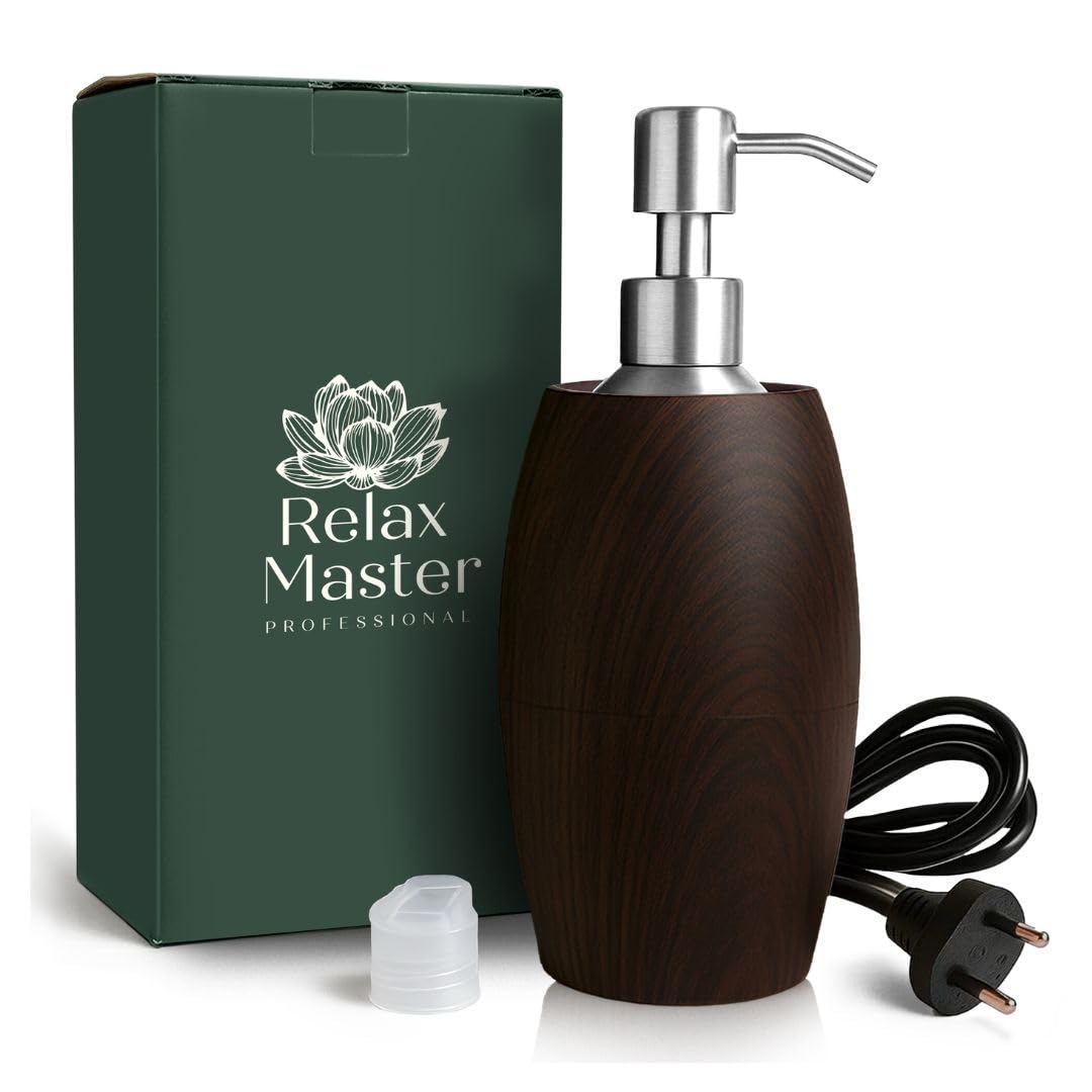 Chauffe-Huile de Massage Aspect Bois - Relax Master® - Appareil de Massage Électrique Professionnel - Chauffe-Huile - Salons de Massage - Gua Sha - Bien-être - Spa