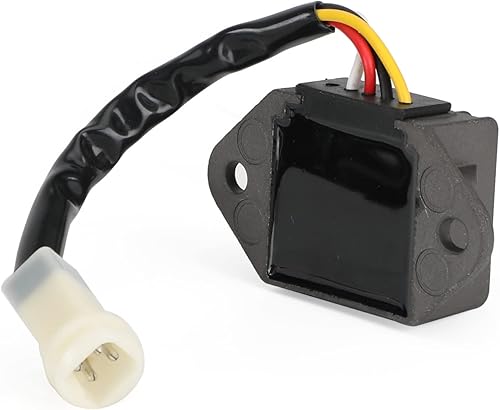 Miniatura 7 de Topteng Regulador de voltaje de motocicleta rectificador para Yamaha YFM200 YFM200 Moto-4 200 1985, YFM200 YFM200DX Moto-4 200 1984-1988, YTM200E