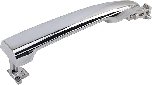 Miniatura 762 de TRQ Manija de puerta exterior delantera izquierda plateada para el lado del conductor compatible con Nissan 370Z 2009-2017