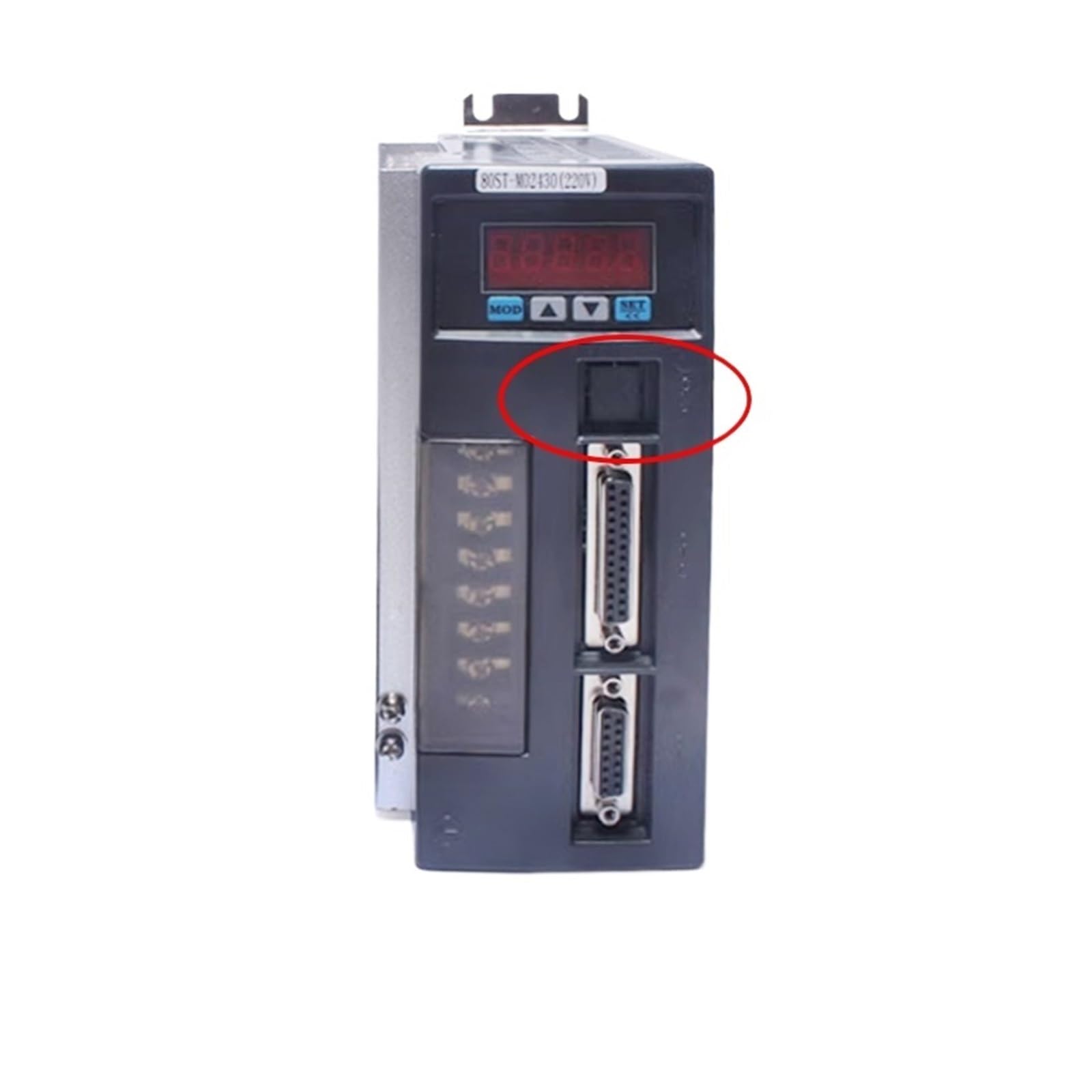 Silnik serwo AC 80st-M02430 220 V 750 W 2,39 NM 3000 obr./min 0,75 kW, napęd jednofazowy, dostosowany kontroler mocy stałej (silnik andwhite drive)