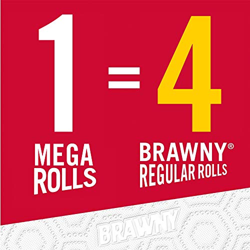 Image of Brawny Pick-A-Size Paper Towels, 1 Mega Roll = 4 Regular Rolls