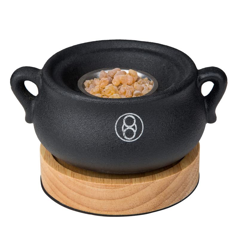 ZhengLong Electric Incense Burner, bakhoor Burner, Frankincense Resin Burner (Charcoal Free Quick How-to) Instead of Charcoal Incense Burner, Made Easy, No Open Flame, Safer. Timing 1- 5 Hours.