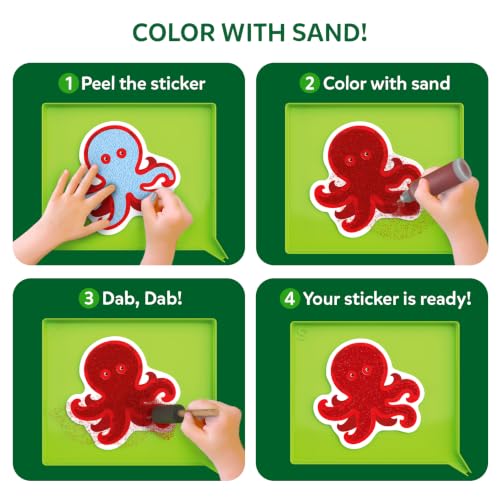 Skillmatics Sand Art Animals, Preschool Craft & Activity Kit for Kids - Image 4