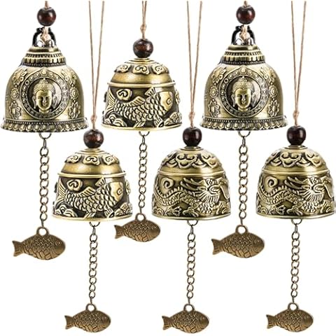 Peohud 6 Pieces Fengshui Wind Chimes Cover