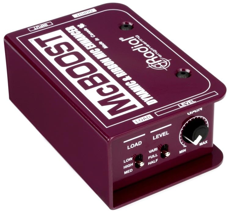 does a di box boost signal Amazon.com: Radial McBoost 1-Channel Active Mic Boost Direct Box : Musical  Instruments