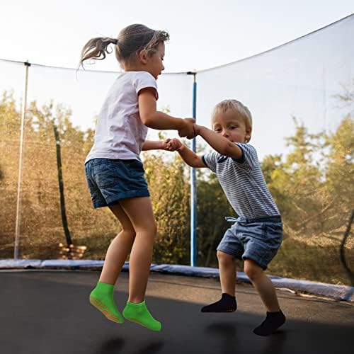 Boys Kids Socks for Trampolines Grips Ankle Socks for Toddler Boy Girls Low Cut Athletic Socks with Cushion for Sports Games 2 51AsebcslnL. AC