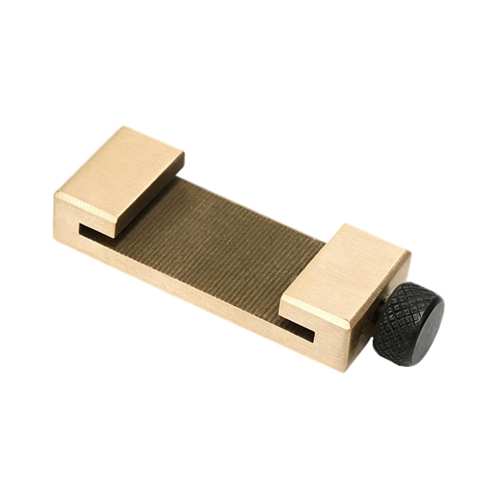 Layout Measuring Stop Block for Steel Rulers with Adjustable Thumb Screw, Repeatable Marking Guide for Workshop Use Ruler Locator Block Marking Stop Gauge Layout Scribing Repeat Line Guide Woodworking