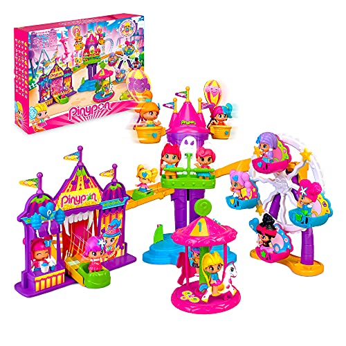 Pinypon - Wow Parque Atracciones, con 5 Atracciones: una Noria, una lanzadera,...