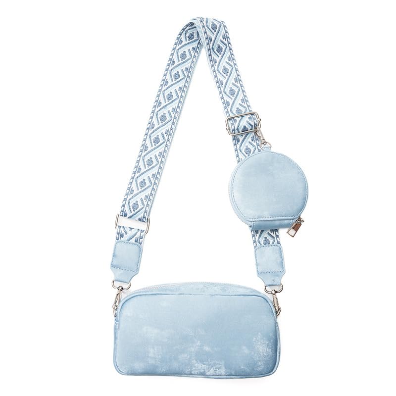 MOCA Bohemian Small Crossbody Sling Bag for Women, Shoulder Handbags, Satchel Purse with Adjustable Strap (Aqua) (B0DFMN5WW7) Amazon Price History, Amazon Price Tracker