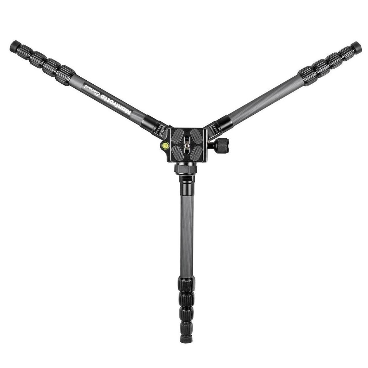 Manfrotto Element Traveller - Trípode pequeño (5 Secciones de Fibra de Carbono, con rótula