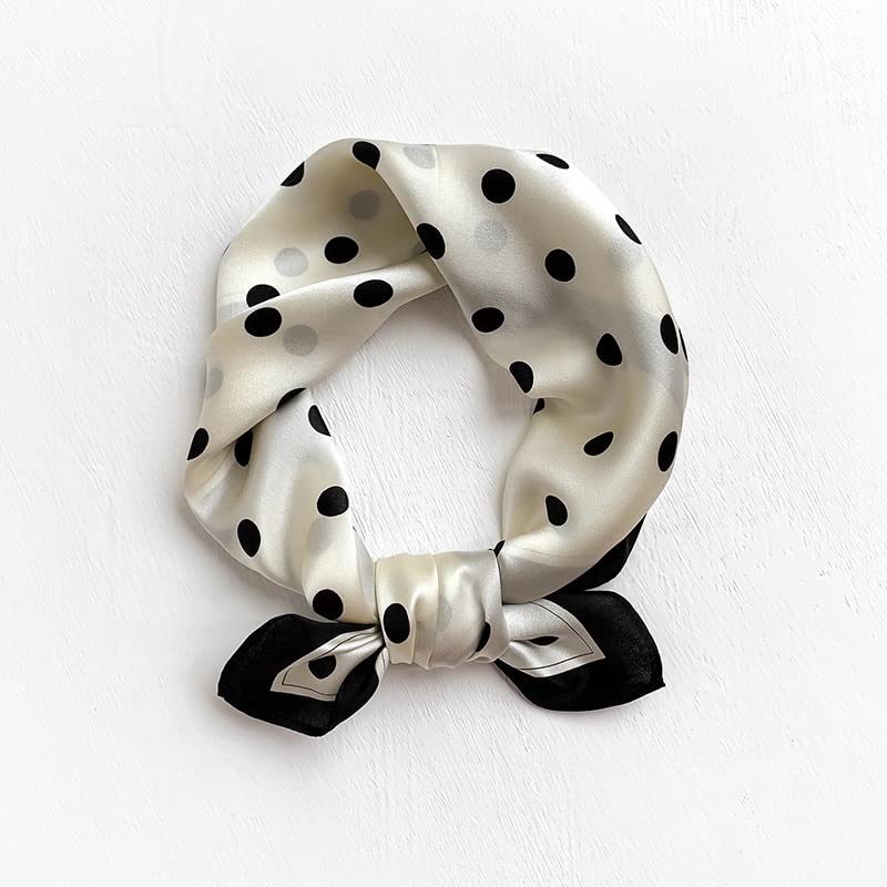 Foulard en Soie for Femme Foulard carré en Soie for Cheveux, 100% Pur Foulard en Soie for Femme à Bord roulé à la Main 21 x 21 (Color : B, Size : 53 * 53CM)