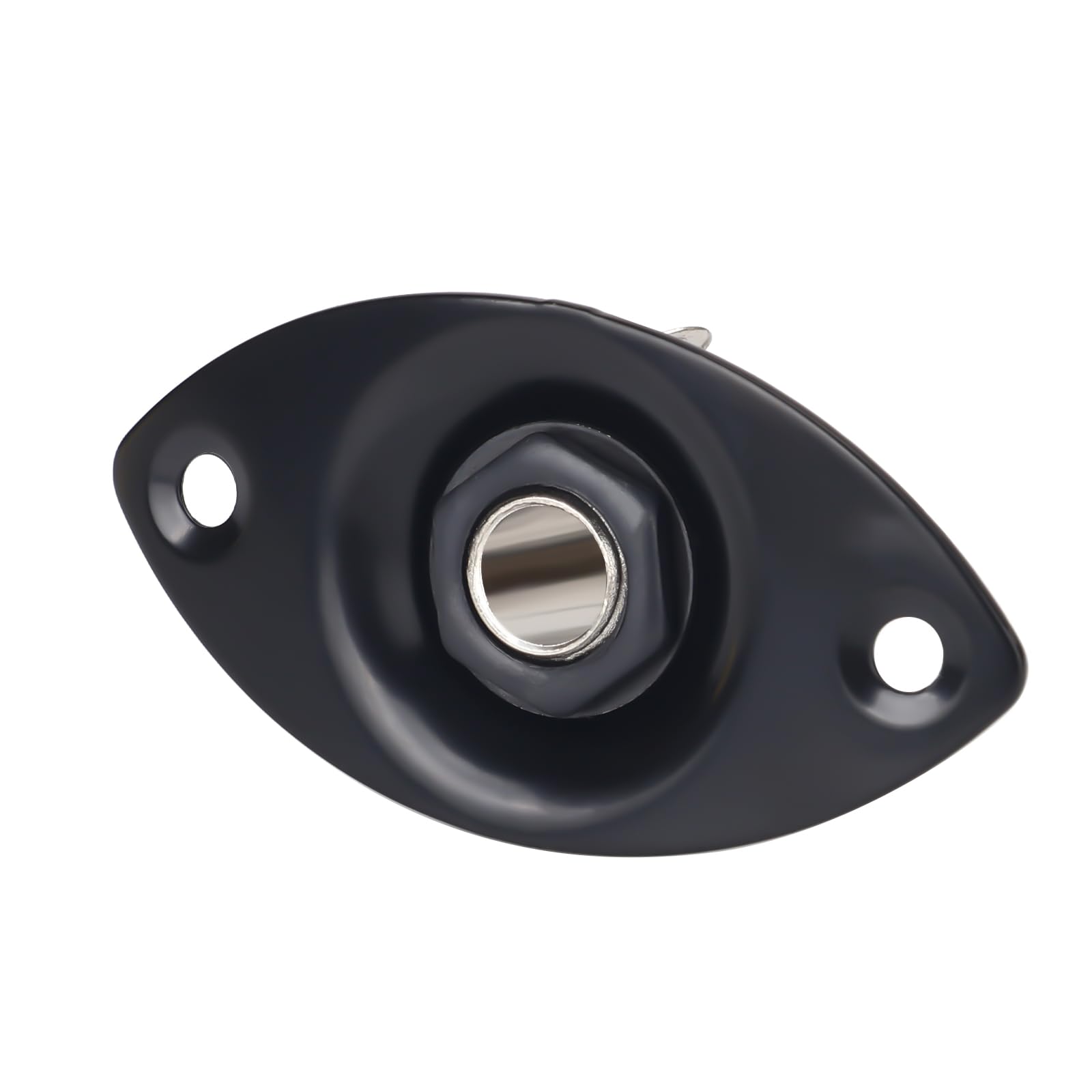 Banworks Jack De Entrada Elíptico 6,35 Mm, Ovalado, Con Forma Ojo Gato Para Guitarra Electrica Placa Y Salida Tornillos Bajo Super Strat St Tele Jt Ck 01 Cromado 1077149964