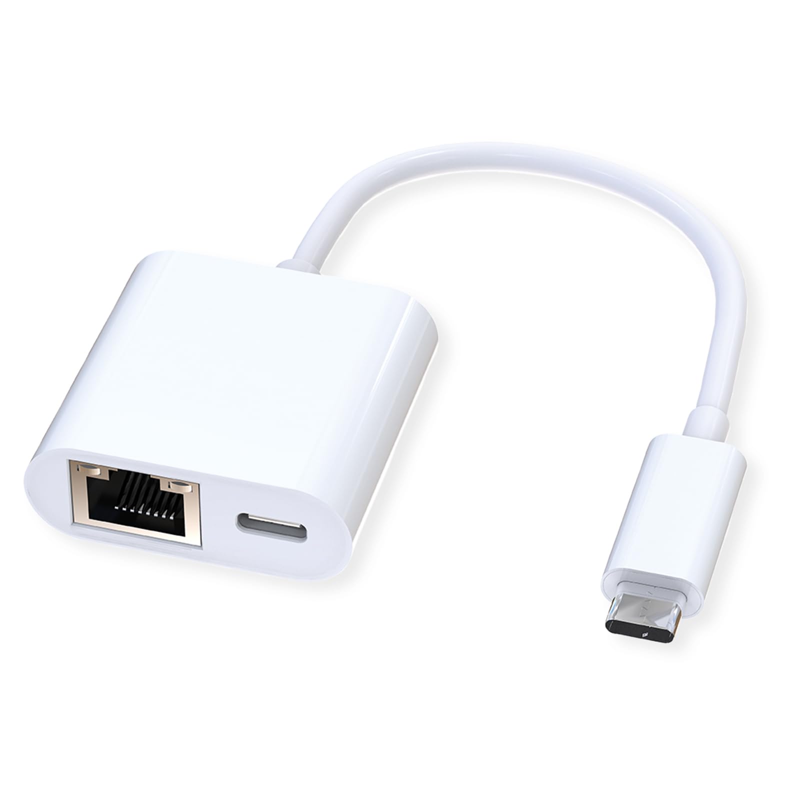 ROLINE USB 3.2 Gen 2 Type C to Gigabit Ethernet Converter + 1 x PD Port, 100 W