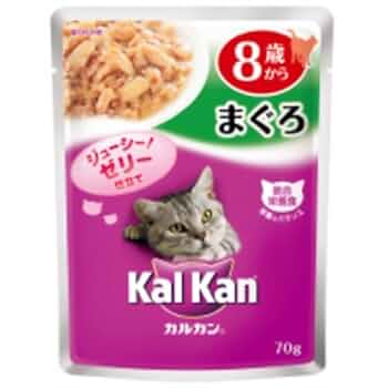 Amazon | カルカン ウィスカス 8歳から まぐろ 70g | カルカン