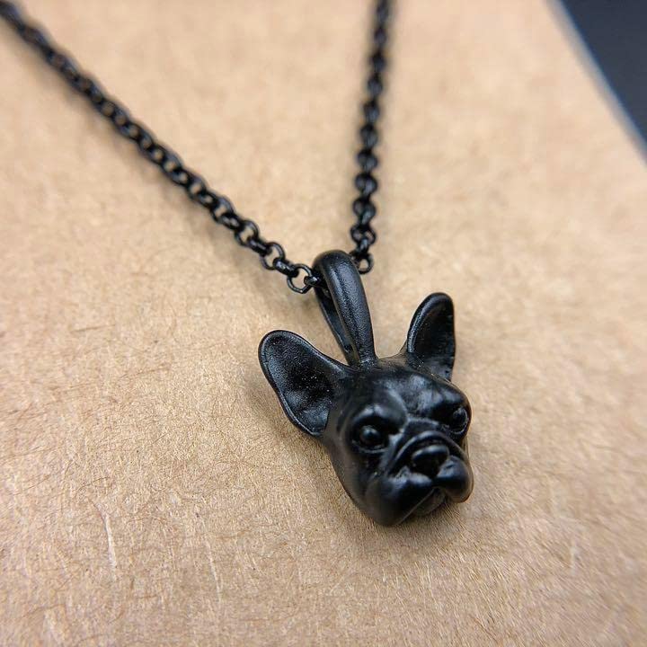 Amazon | 24時間以内削除予定フレンチブルドッグネックレスペンダント