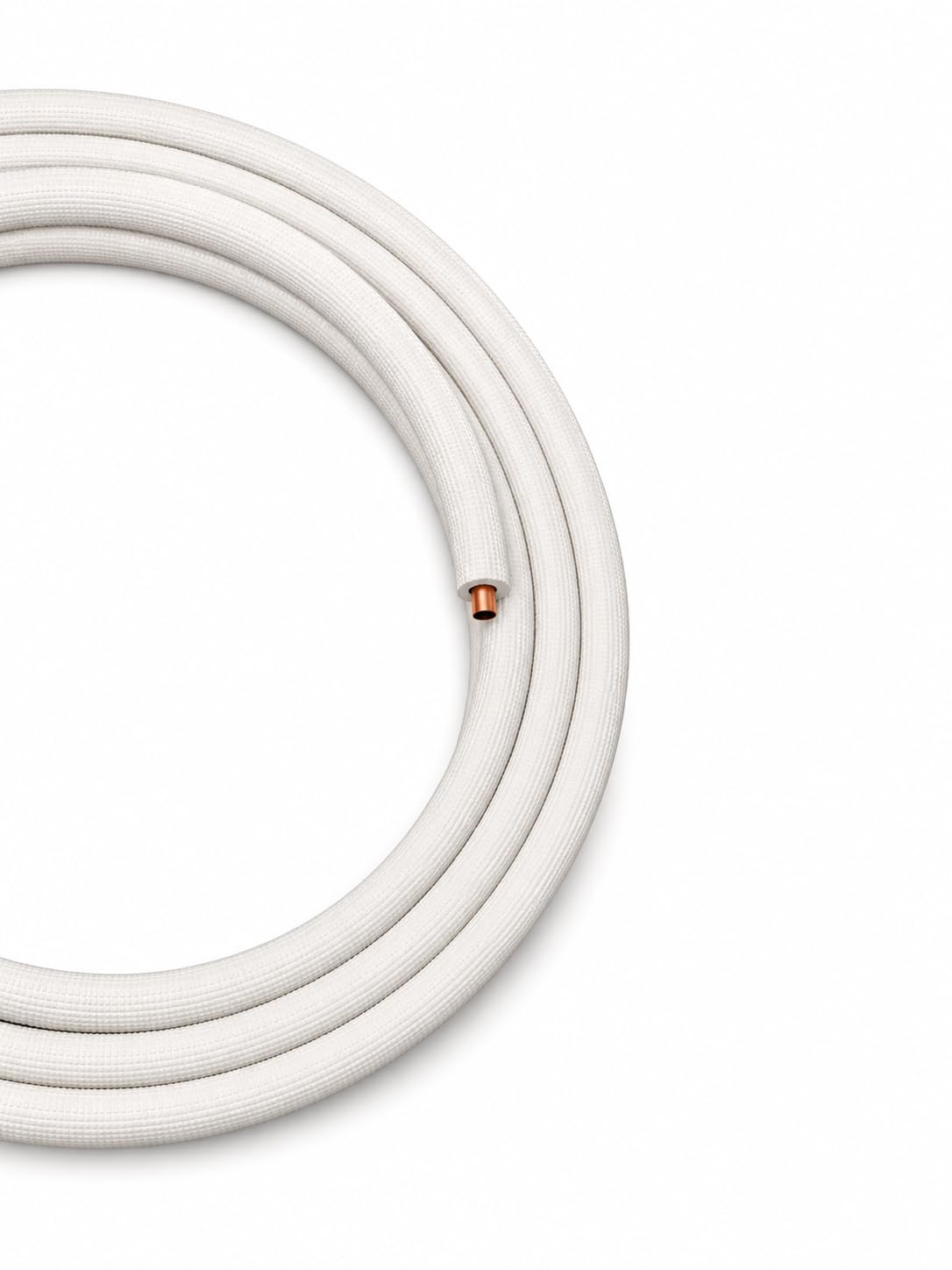 Kältemittelleitung 1/4" + 3/8" 25 m Kupferrohr Kupferleitung | 6 mm Isolierung | Klimaanlage Rohr für Kältemittel R32 | Kühlrohr Frigoline Plus | 2 Rollen