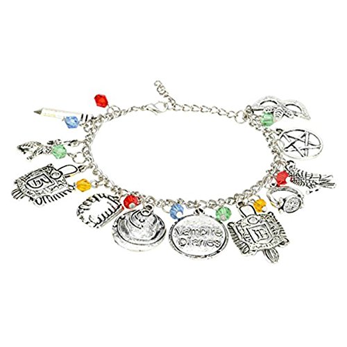 Vampire Diaries TV Series Theme Multi Charms Jewelry Bracelets Charm by Family Brands2