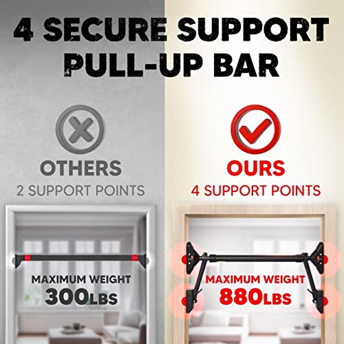 Pull Up Bar/Chin Up Bar Upper Body Workout Bar, Super Load-Bearing: Dual Security Locking, Two-Way Support Fitness Strength Training Equipment #TOP2