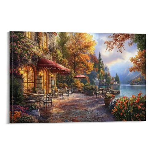 Image sur toile lac de Côme cadeau anniversaire ado fille garçons