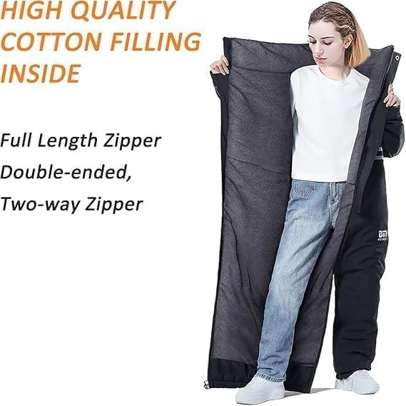 Combinaison Neige Pièce Adulte Combinaison Ski Isolée Imperméable Coupe Vent pour Temps Froid pour Adultes Homme Femme Plus Velvet,XXXXL