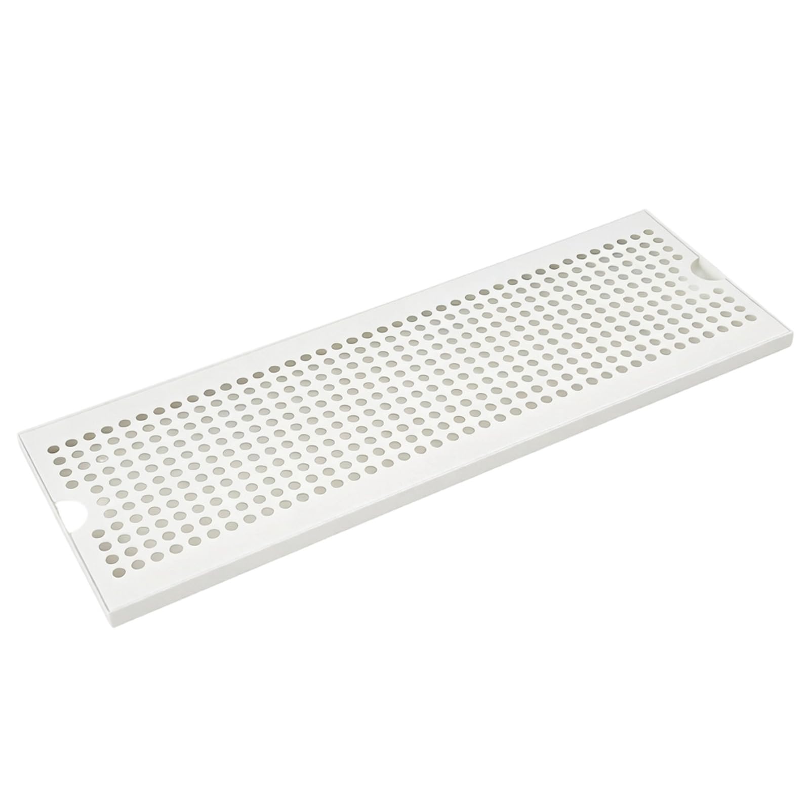 Oxxggkao Drip Tray Stainless Steel Rectangular Drain Board for Countertop Glassware Drying Perforated Cup Rest Drink Mat