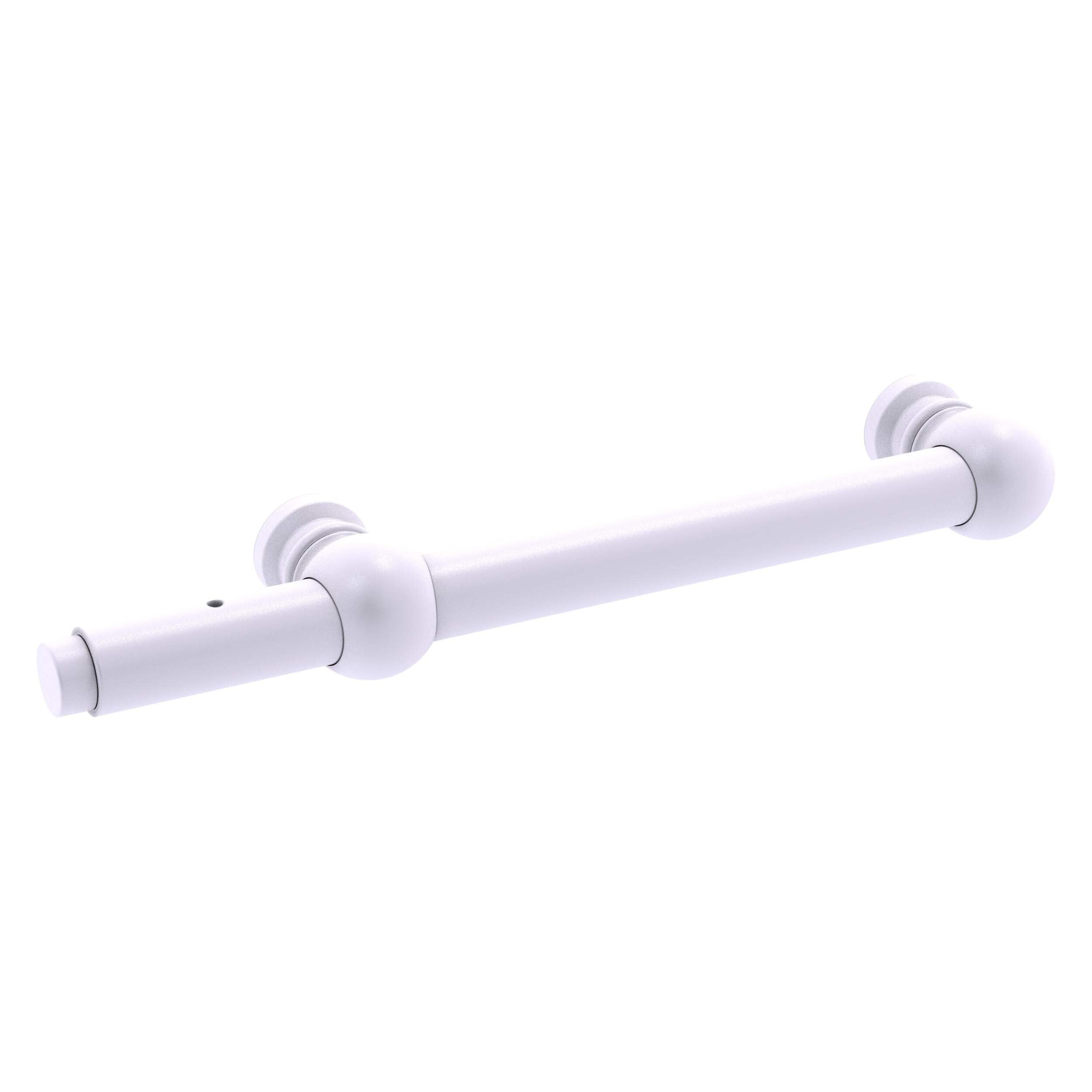 Traditional style Extendable Valet Rod Matte White