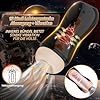 Roluck Elektrische Cup-Masturbatoren,Sex Spielzeug Masturbieren für Männer mit 7 Saug- 12 Vibrationsmodi, Abnehmbare Taschenmuschi Penis Sexspielzeug mit 3D texturierter Vagina Adult Sex Toy #1