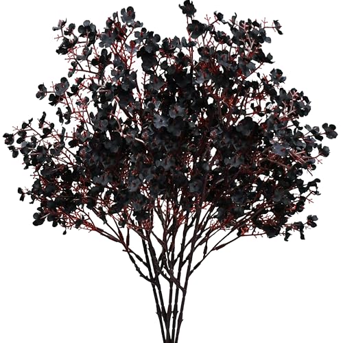 Image of Mandy's 6 Bundles Artificial Black Baby's Breath Flowers