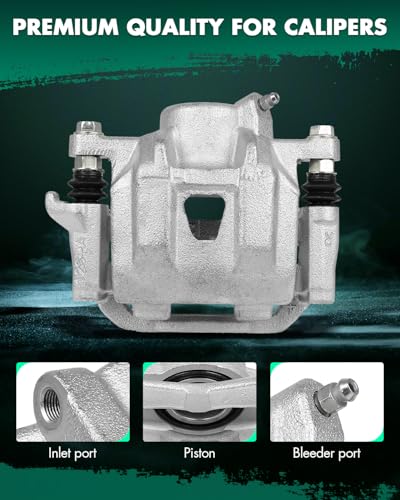Image of SCITOO 19B2872 Rear Right Disc Brake Caliper Assembly w /Bracket for Toyota for Sienna 2004-2010