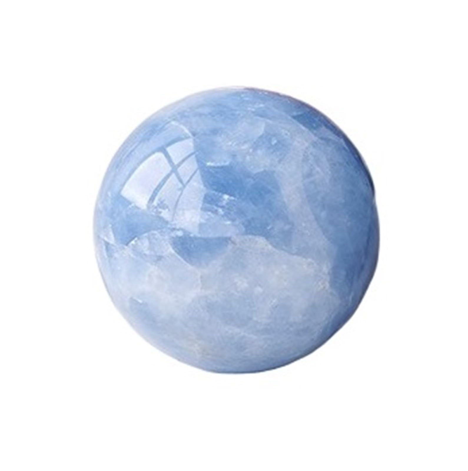 Crystal Ball Ornament Crystal Ball Photography Decoration Home Lapis Lazuli Feng Shui Decoration(5.5-6cm)