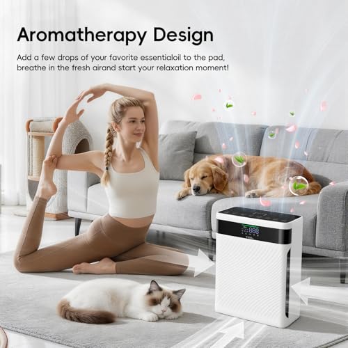 TER Air Purifier for Home Pets, HEPA Washable Pre-Filter for Pet Hair Odor - image 9