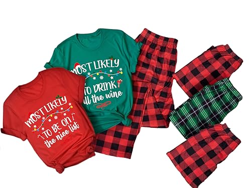 Family Matching Christmas Pajamas, Funny Christmas...