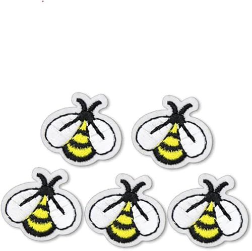 Miniatura 2 de 30 parches bordados de abeja, bonitos parches para planchar con apliques de abeja, parches de costura para bolsos, chaquetas, ropa