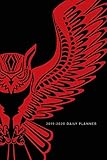  2019 - 2020 Daily Planner: Red Owl 18-Month Planner, July 2019–December 2020 (Daily, Weekly, and Monthly Agenda, Personal Organizer and Calendar Planner)