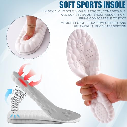 Plantillas deportivas para pie, absorción de impacto 4D miniatura 3