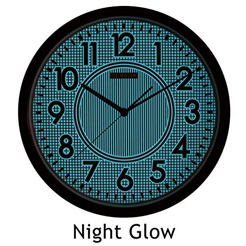 Image of Seiko Plastic case Wall Clock (QXA629BT, Brown, 36.1 cm x 36.1 cm x 3.9 cm)