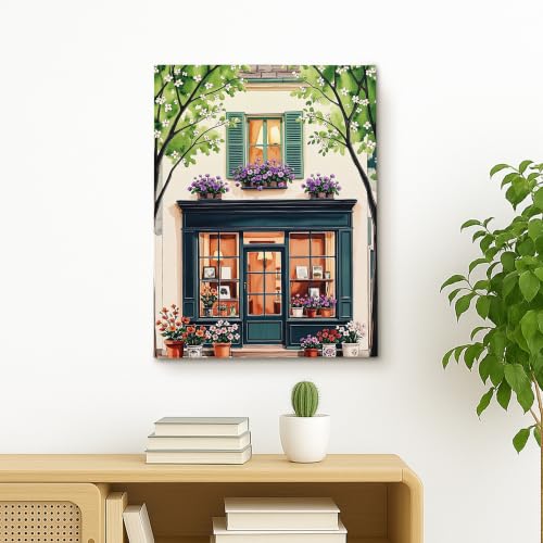 Lienzo decorativo floral para transformar paredes vacías de dormitorios 4