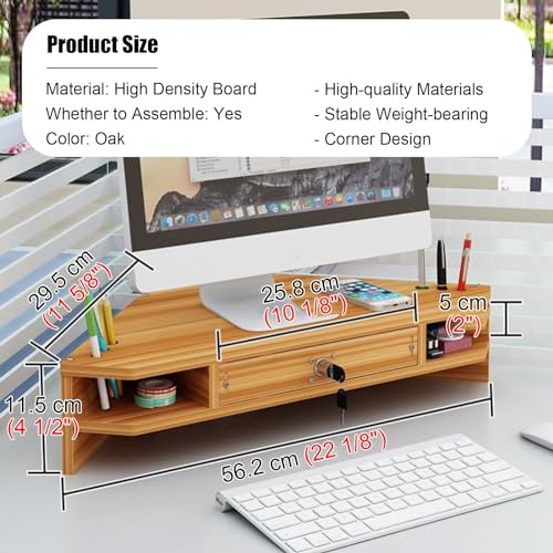 Support de moniteur d'angle discret pour un espace de télétravail ordonné et esthétique