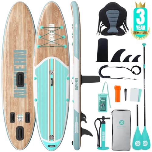 Image of Niphean Inflatable Paddle Board with Accessories 10'6'' /7'6''Stable SUP