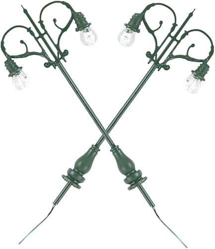 Faro en miniatura modelo luces de calle conjunto DIY mini casa decoración paisaje decoración