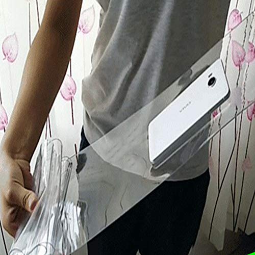 Coussin de pied en PVC transparent 80x80cm pour protéger le sol de la cuisine et de l'entrée