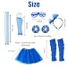 80s Outfit For Women Party 80's Accessories Blue Tutu Spirit Day Costume 70s 90s 1980s Neon Leg Warmers