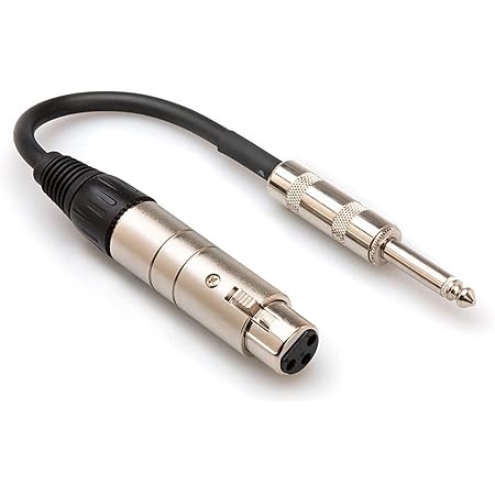 Hosa MIT176 Impedance Transformer XLR3F to 1/4 Inch TS