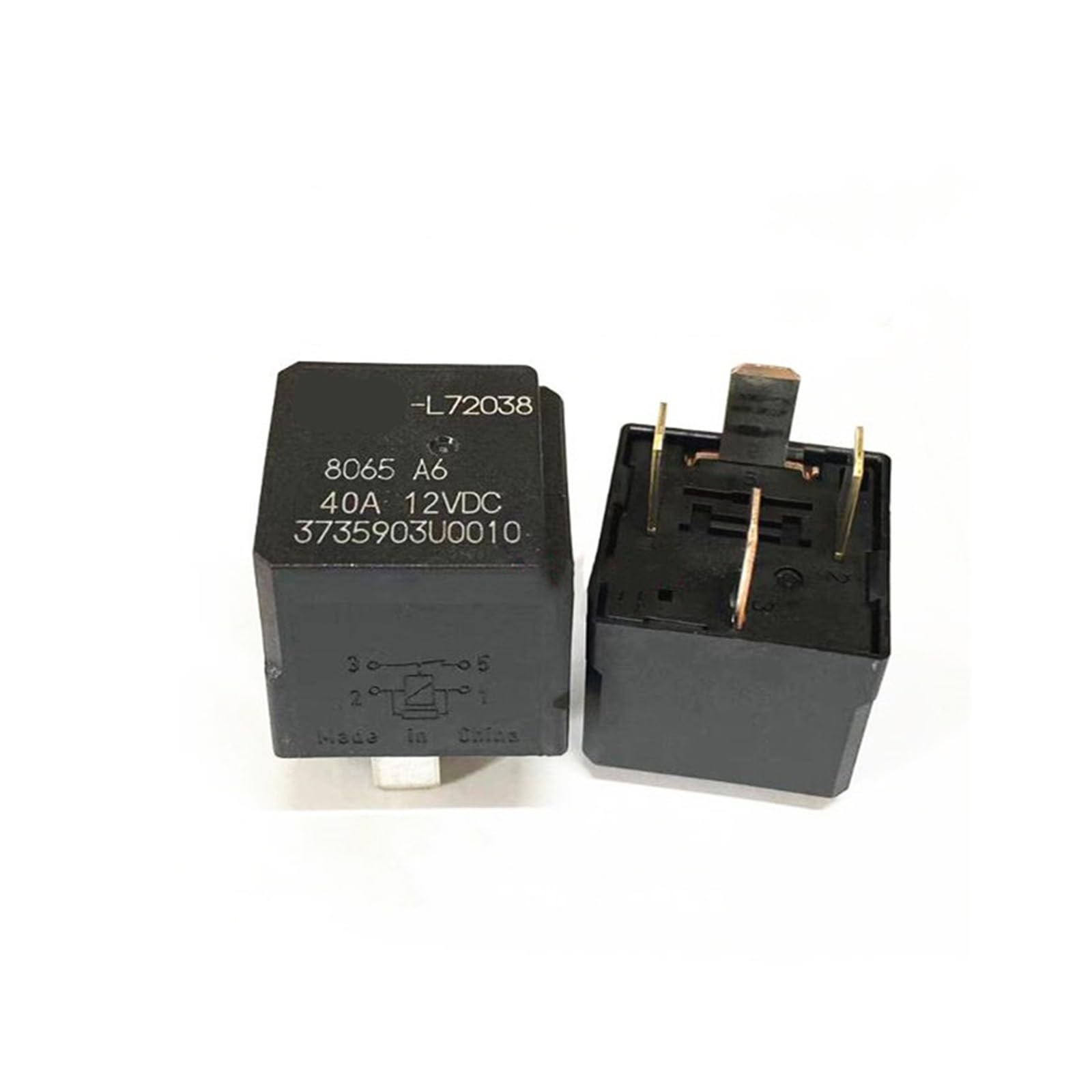 OSHZIKJII JAC-L22105 JACL22105 JACL22105 12VDC DC12V 12V 40A relay 4PIN(10PCS)